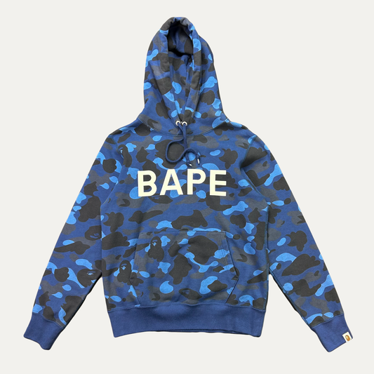 Bape Chest Spellout Camo Hoodie