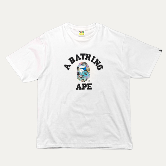 Bape New Multi Camo College T-Shirt