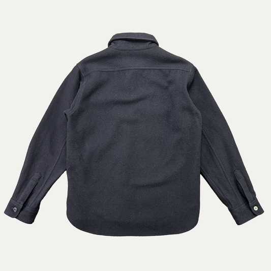 Bape Pocket Logo Button-Up Wool Jacket