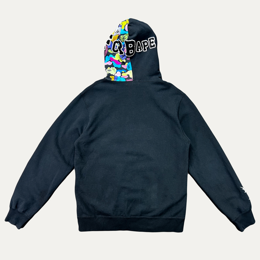 Bape X F.C.R.B Shark Full Zip Up Hoodie