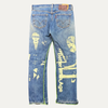 Better With Age Derby Pleated Denim Jean