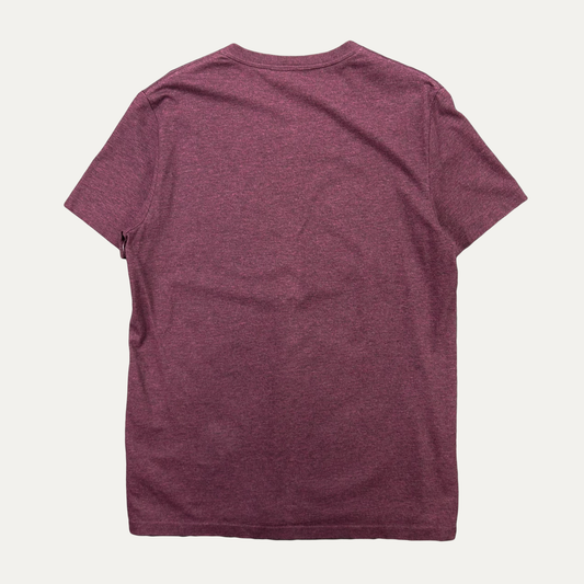 Burberry Embroidered Pocket Logo V-Neck T-Shirt