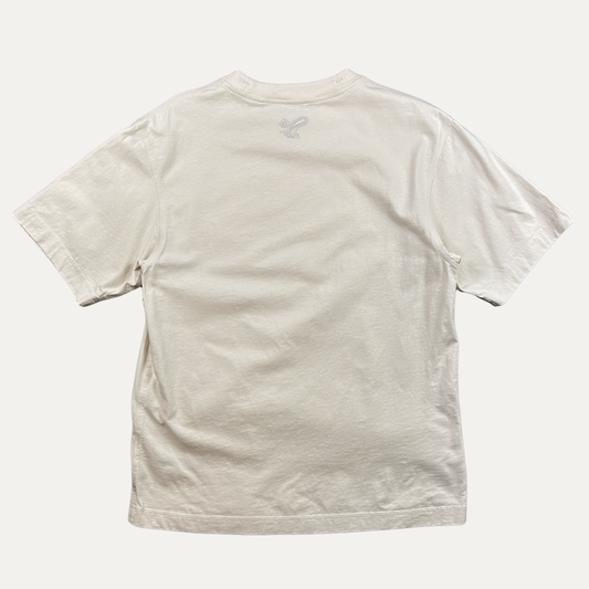 Burberry Appliqued Embossed Chest Spellout T-Shirt