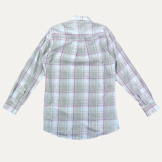 Burberry Plaid Longsleeve Button Up Shirt