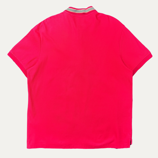 Burberry Striped Collar Polo Shirt
