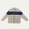 Burberry Panel Check Zip-Up Jacket
