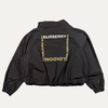 Burberry Askern Horseferry Square Print Zipper Jacket