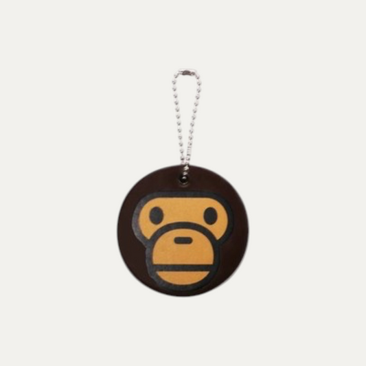 Bape Foam Circle Logo Keychain