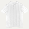 Casablanca Ribbed Boucle Knit Polo Shirt