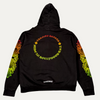 Chrome Hearts Floral Sleeve Gradient Hoodie
