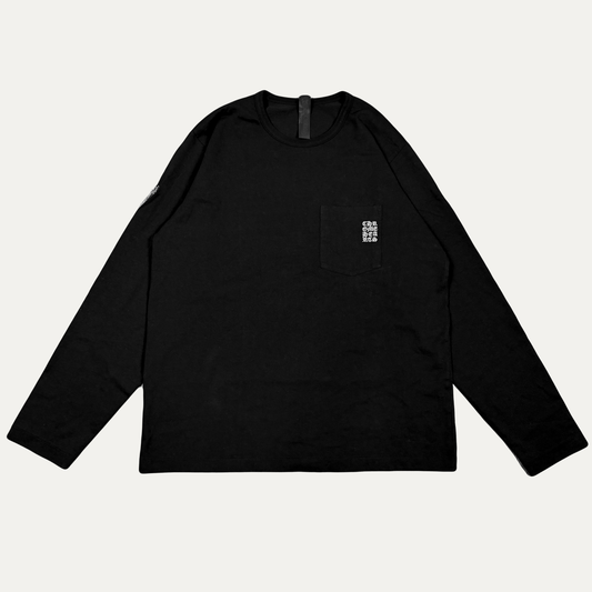 Chrome Hearts Embroidered Pocket Logo Long Sleeve T-Shirt