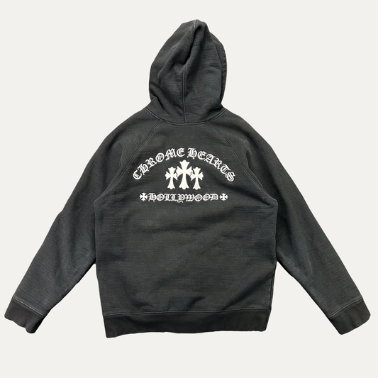 Chrome Hearts Embroidered Zip-Up Hoodie