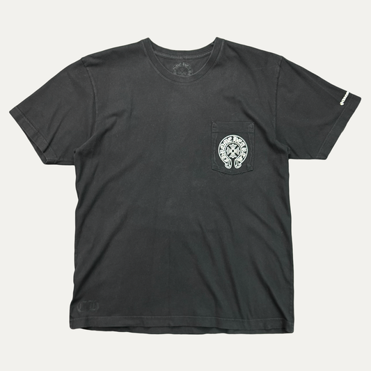Chrome Hearts Horseshoe Pocket Logo T-Shirt