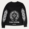 Chrome Hearts Horseshoe Logo Long Sleeve T-Shirt