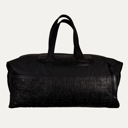 Chrome Hearts Cross Leather Duffle Bag