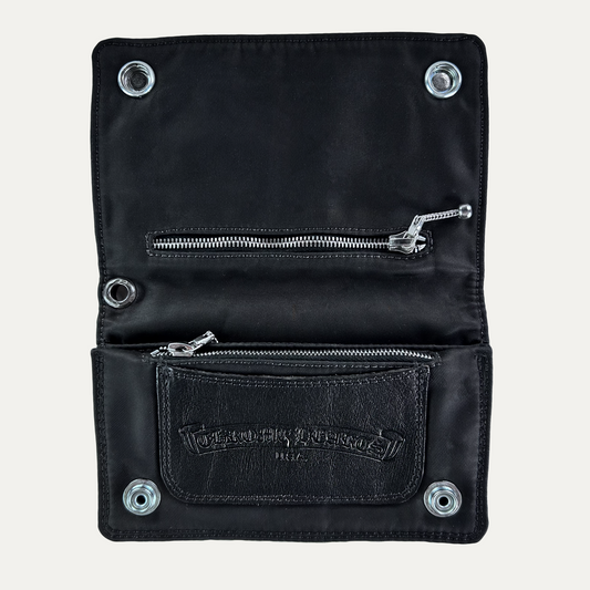 Chrome Hearts Zip Nylon Horseshoe Wallet