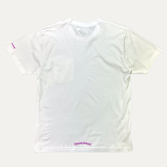 Chrome Hearts Purple Neck Script Pocket T-Shirt