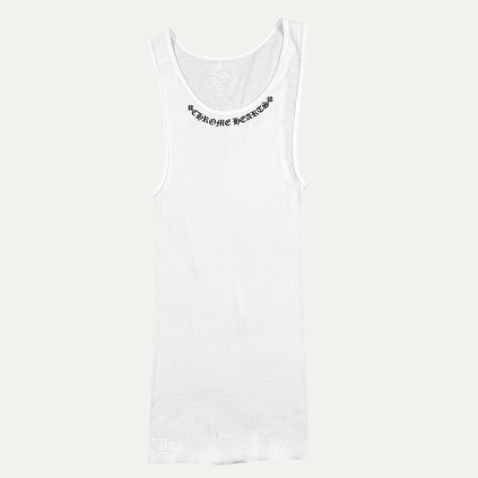 Chrome Hearts Scroll Logo Tank Top