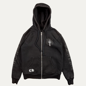 Chrome Hearts Dagger Zip-Up Hoodie