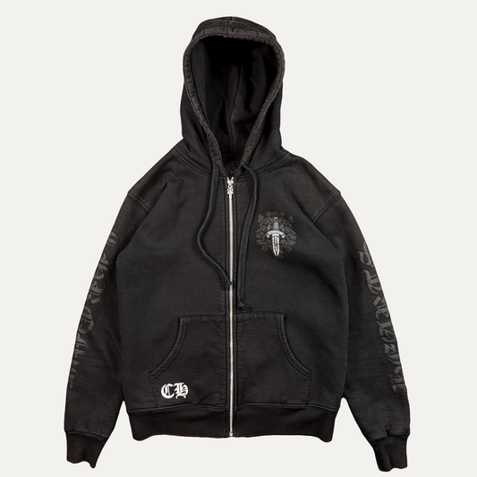 Chrome Hearts Dagger Zip-Up Hoodie