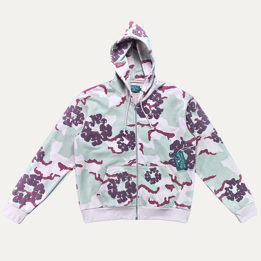 Denim Tears Cotton Wreath Zip Up Hoodie