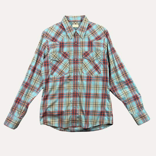 Dries Van Noten Pearl Snap Western Button Up Shirt