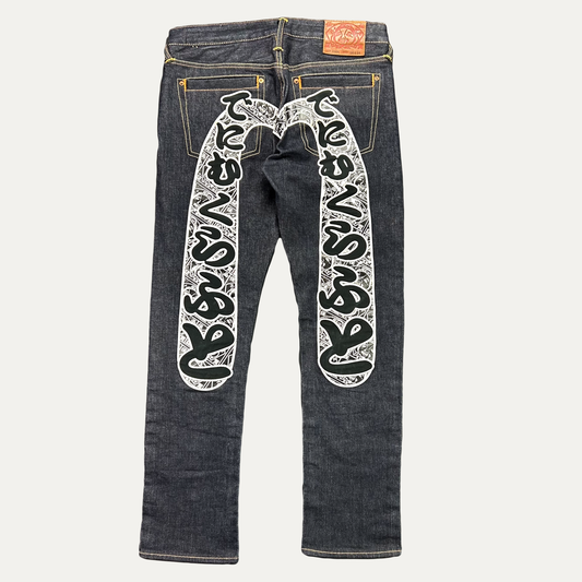 Evisu Back Logo Denim Jean