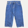 Evisu Seagull Pocket Logo Wide Leg Denim Jean