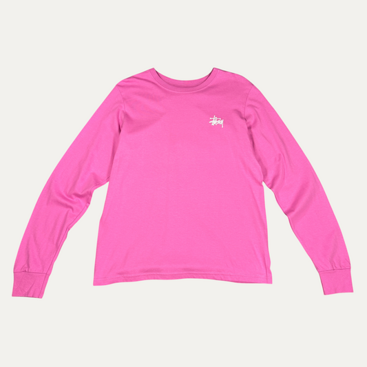 Stussy Plastic Logo Long Sleeve T-Shirt