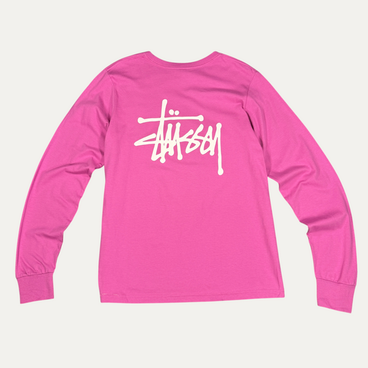 Stussy Plastic Logo Long Sleeve T-Shirt