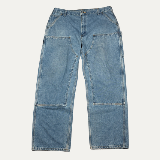 Vintage Carhartt Double Knee Jeans Light Wash