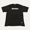 Balenciaga Chest Spell Out Distressed T-Shirt