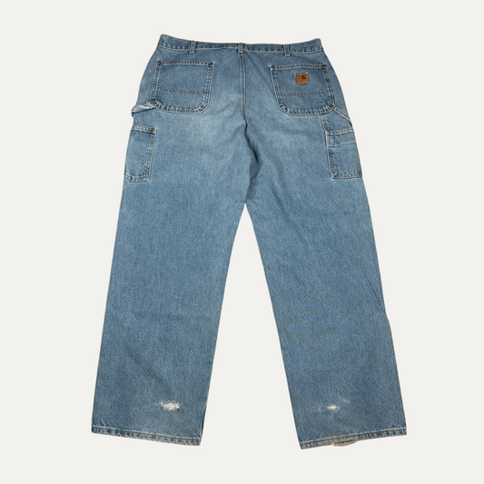 Vintage Carhartt Double Knee Jeans Light Wash