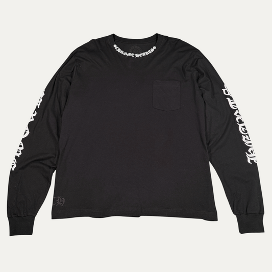 Chrome Hearts Neck/Multi Logo Longsleeve T-Shirt