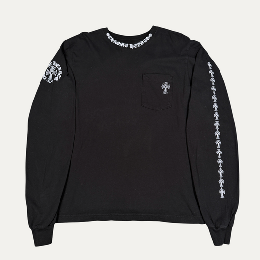 Chrome Hearts Cross Logo Longsleeve T-Shirt