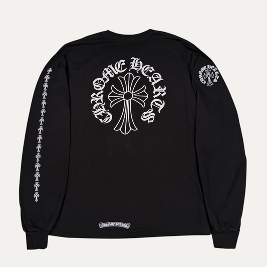 Chrome Hearts Cross Logo Longsleeve T-Shirt