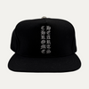 Chrome Hearts Vertical Script Logo Snapback Hat