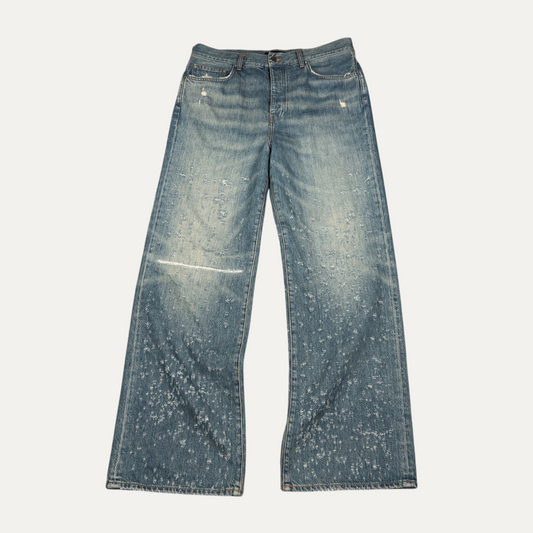 Amiri Shotgun Distressed Baggy Jeans