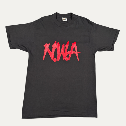 Vintage 1990 NWA Spell Out Straight Outta Compton T-Shirt