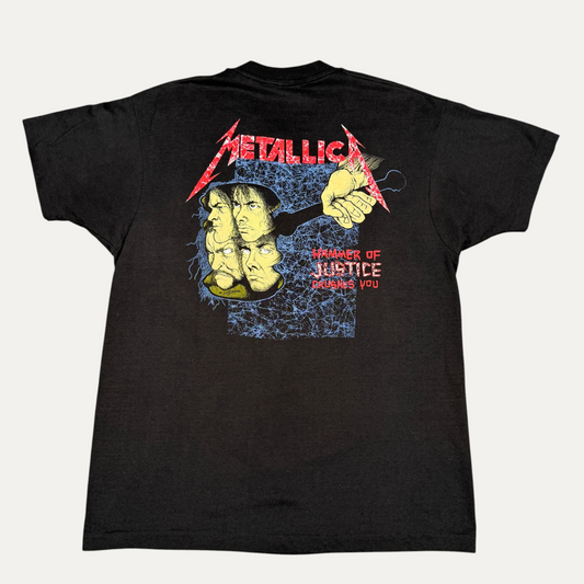 Vintage 1988 Metallica Damaged Justice Tour T-Shirt