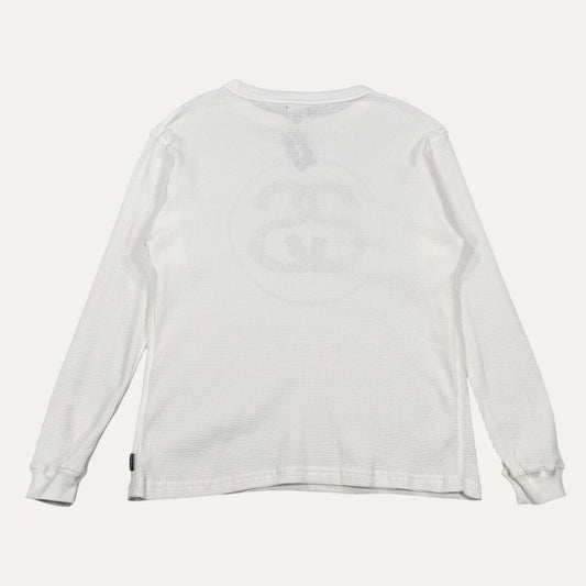 Stussy Double S Chest Logo Thermal Long-Sleeve T-Shirt
