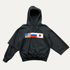 Gosha Rubchinskiy Asymmetric Double Sleeve Hoodie