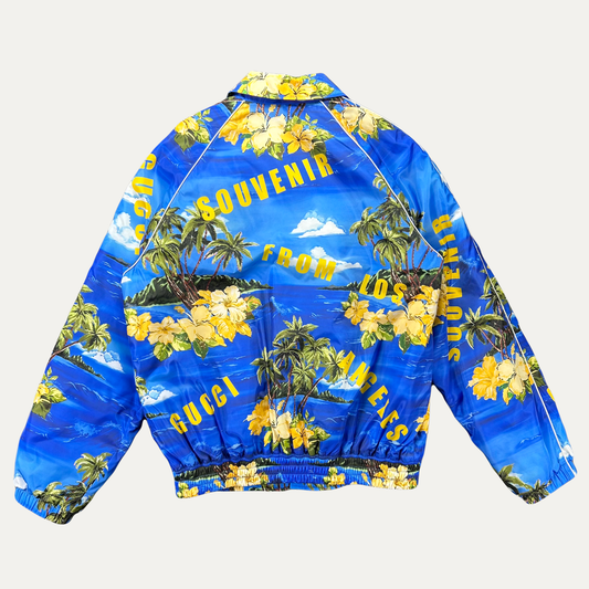 Gucci Printed Tourist Nylon Jacket