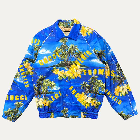 Gucci Printed Tourist Nylon Jacket