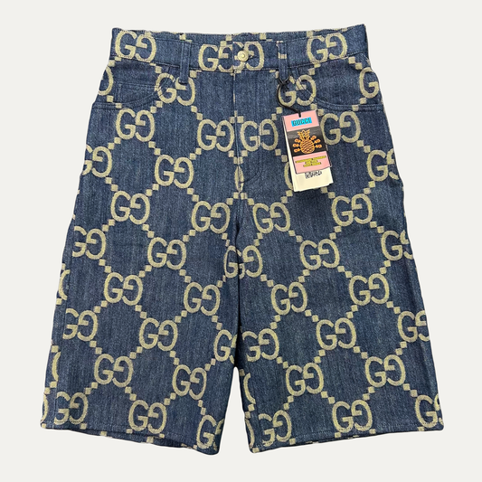 Gucci Straight Leg Denim Short