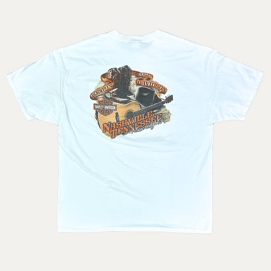 Harley Davidson Pin-Up Lady Graphic T-Shirt