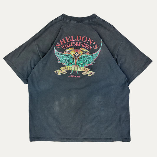 Harley Davidson Front And Back Graphic T-Shirt