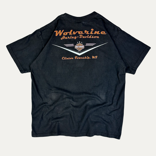 Harley Davidson Chest Graphic Logo T-Shirt