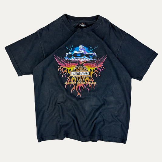 Harley Davidson Chest Graphic Logo T-Shirt