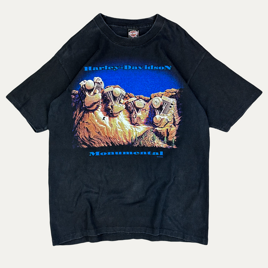 Harley Davidson Mountain Graphic Logo T-Shirt